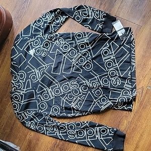 Adidas hooded graphic tshirt. NWT